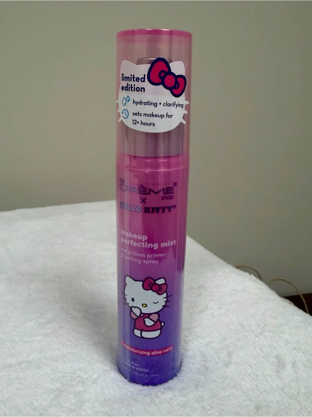 The Crème Shop X Hello Kitty Makeup Perfecting Mist-Limited Edition